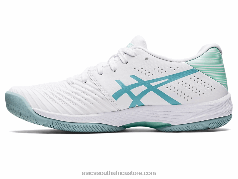 Women Asics Solution Swift FF LH4X03022 White/Smoke Blue