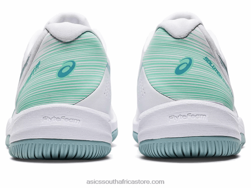 Women Asics Solution Swift FF LH4X03022 White/Smoke Blue