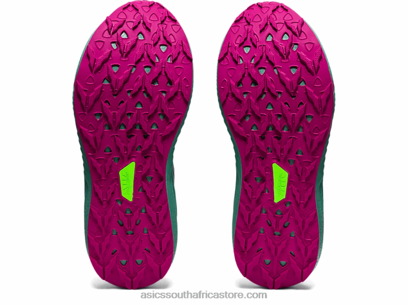 Women Asics Fuji Lite 2 LH4X03586 Black/Fuchsia Red