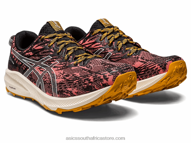 Women Asics Fuji Lite 3 LH4X02629 Papaya/Light Sage