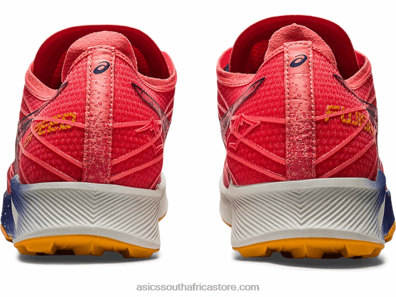 Women Asics Fujispeed LH4X02621 Papaya/Indigo Blue