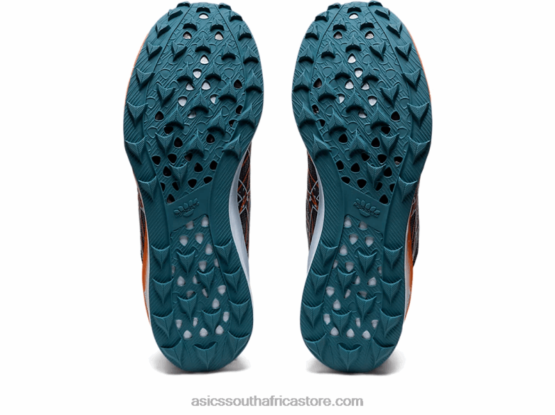 Women Asics Fujispeed LH4X02906 Black/Nova Orange