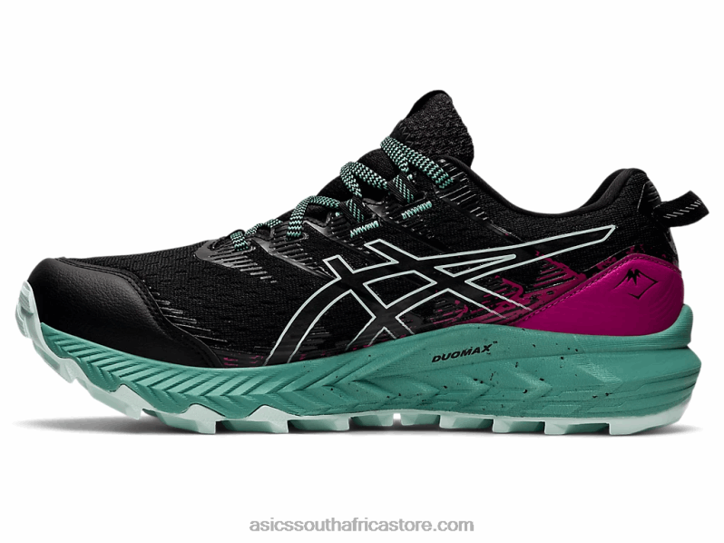Women Asics Gel-Trabuco 10 Gtx LH4X03114 Black/Soothing Sea
