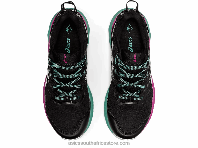 Women Asics Gel-Trabuco 10 Gtx LH4X03114 Black/Soothing Sea