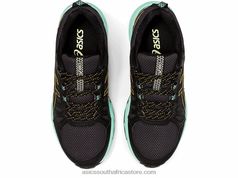 Women Asics Gel-Venture 7 Wide LH4X04162 Black/Orange Pop