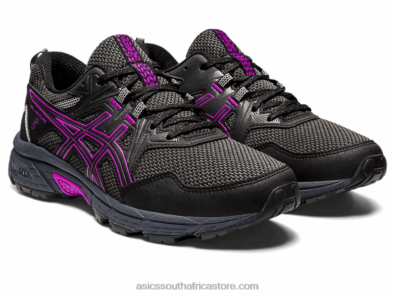 Women Asics Gel-Venture 8 LH4X02710 Black/Orchid