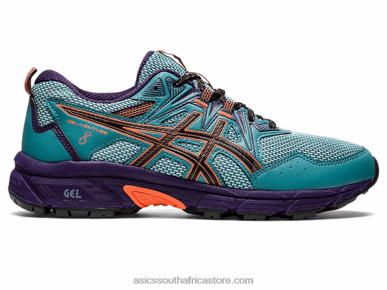 Women Asics Gel-Venture 8 LH4X02879 Misty Pine/Nova Orange