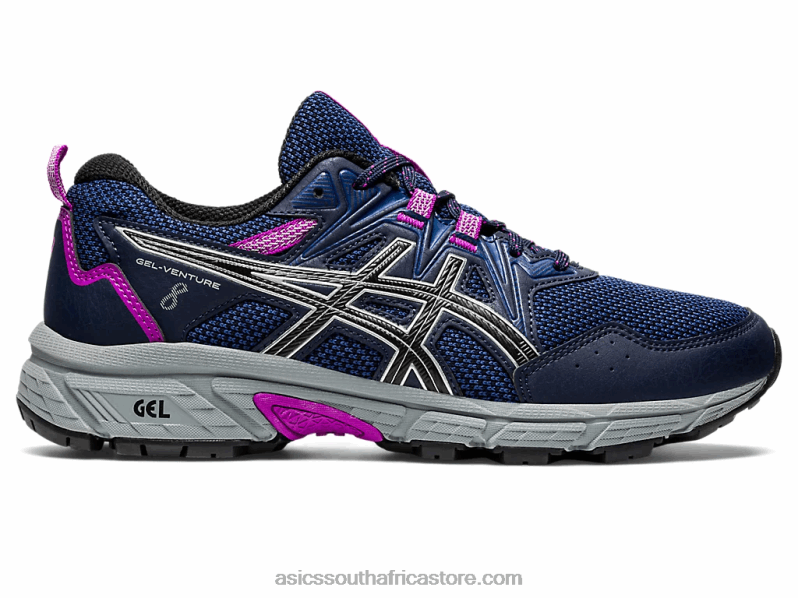 Women Asics Gel-Venture 8 LH4X02981 Midnight/Pure Silver