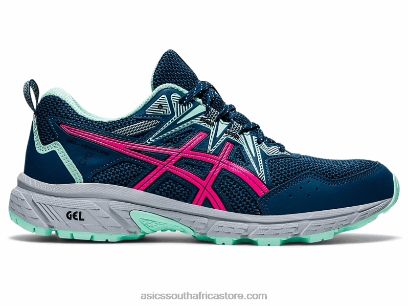 Women Asics Gel-Venture 8 LH4X03873 Mako Blue/Pink Glo