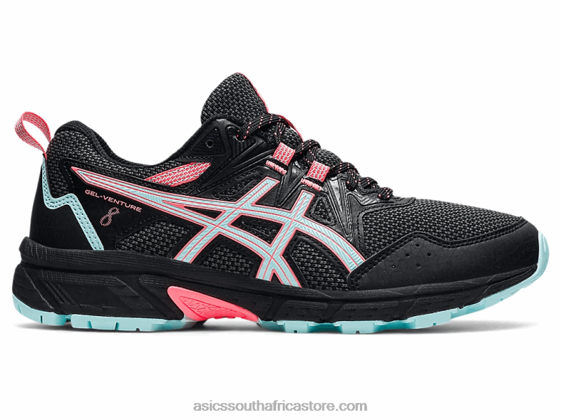 Women Asics Gel-Venture 8 Wide LH4X03547 Black/Clear Blue