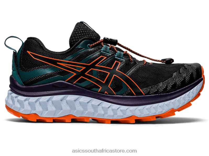 Women Asics Trabuco Max LH4X02882 Black/Nova Orange