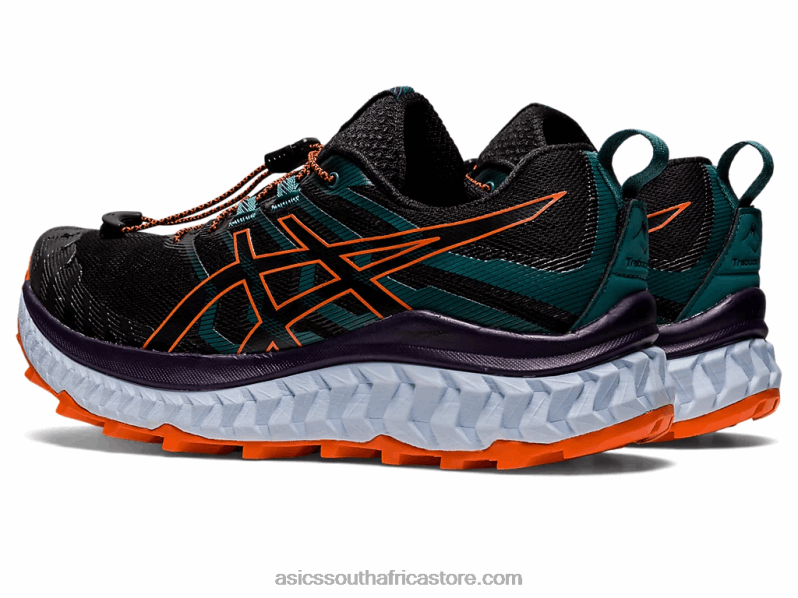 Women Asics Trabuco Max LH4X02882 Black/Nova Orange