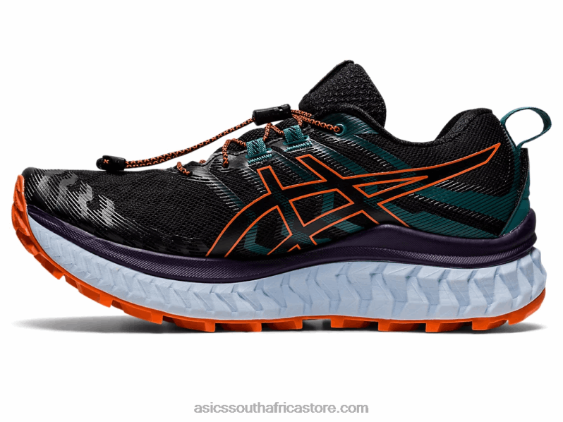 Women Asics Trabuco Max LH4X02882 Black/Nova Orange