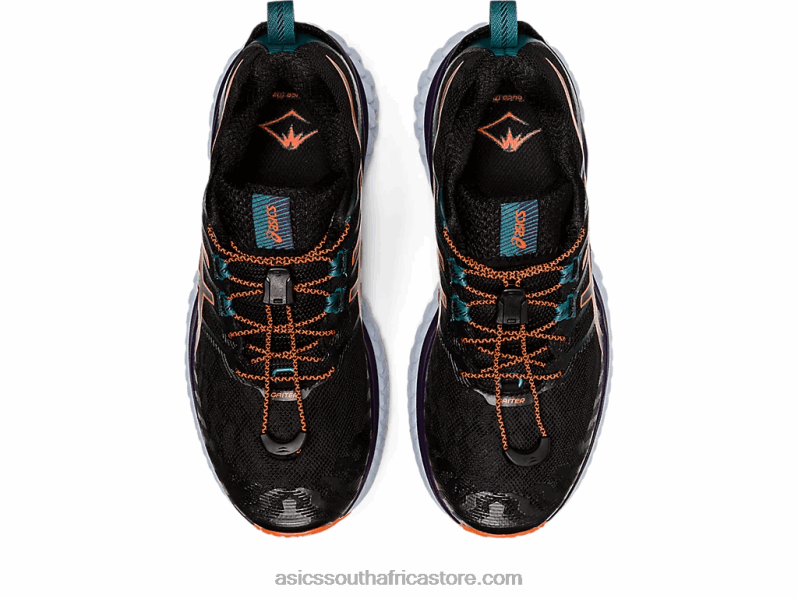 Women Asics Trabuco Max LH4X02882 Black/Nova Orange