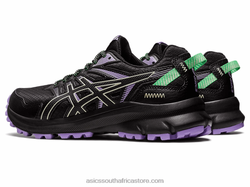 Women Asics Trail Scout 2 LH4X02421 Black/Whisper Green