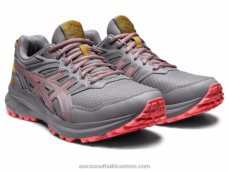 Women Asics Trail Scout 2 LH4X02471 Sheet Rock/Papaya