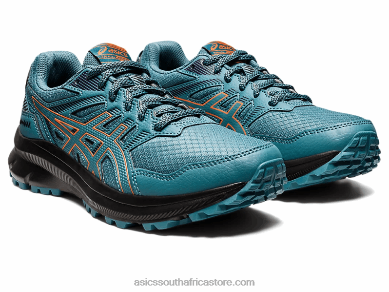 Women Asics Trail Scout 2 LH4X03110 Misty Pine/Nova Orange