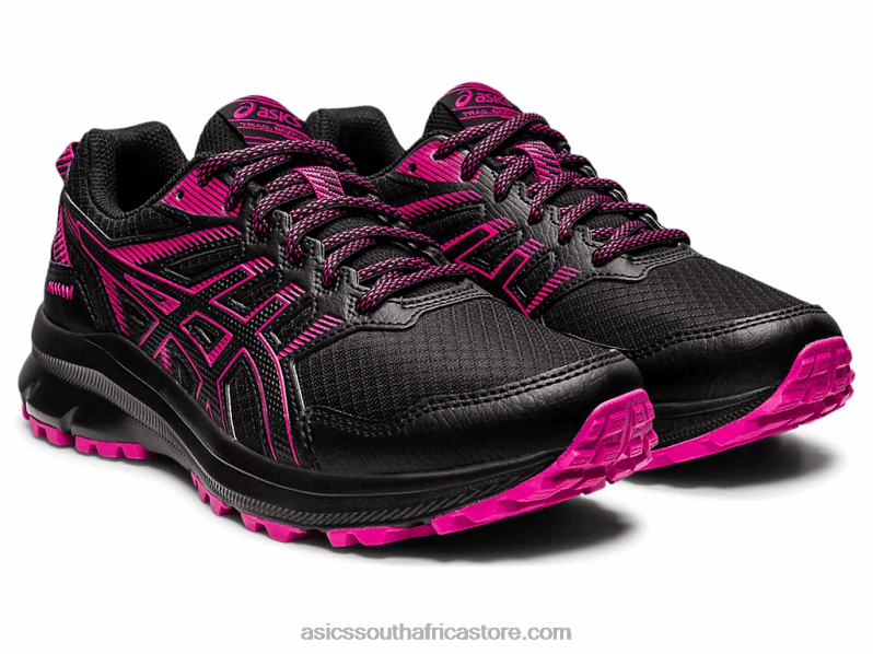 Women Asics Trail Scout 2 LH4X03897 Black/Fuchsia Red
