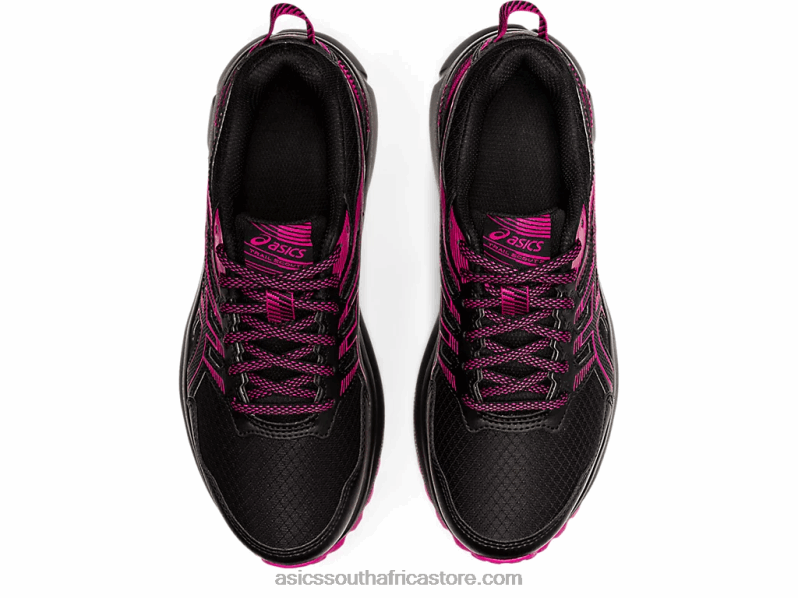Women Asics Trail Scout 2 LH4X03897 Black/Fuchsia Red