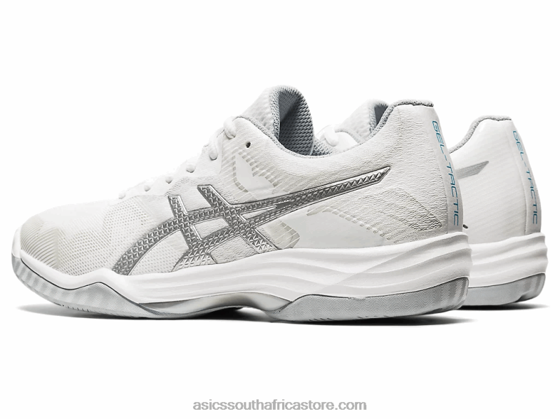 Women Asics Gel-Tactic 2 LH4X04157 White/Aquarium