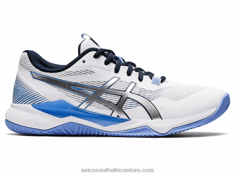 Women Asics Gel-Tactic LH4X03591 White/Periwinkle Blue