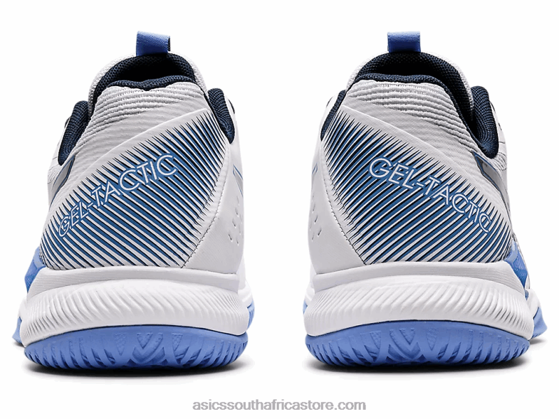 Women Asics Gel-Tactic LH4X03591 White/Periwinkle Blue
