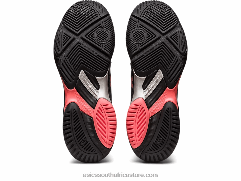 Women Asics Netburner Ballistic FF MT 3 LH4X02549 Black/Papaya